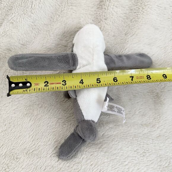 The Petting Zoo Shark 8" Slap Bracelet Wrist Hugger Plush Toy Zoo Aquarium - Picture 7 of 7